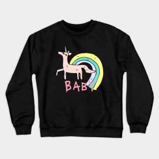 Rainbow Baby Unicorn Crewneck Sweatshirt